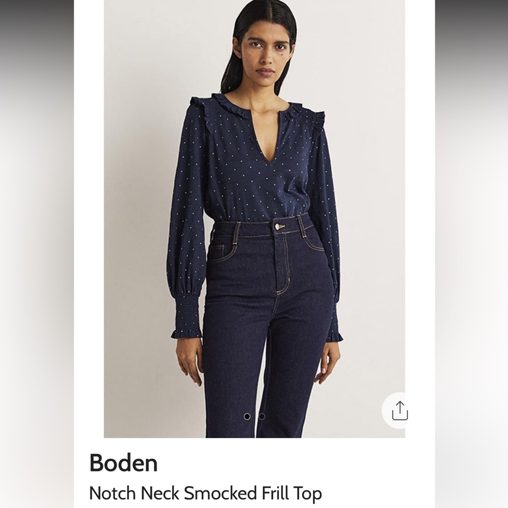 Joseph Ribkoff Navy Long Sleeve Blouse NWT Plus Sz 16